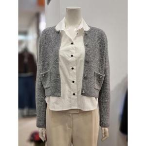 오프리미츠 세이브존02 트위드 울  가디건 B26KC2204