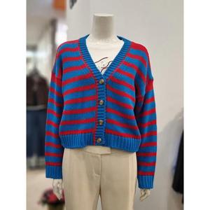 오프리미츠 세이브존02 단가라  V넥 가디건 B26KC2303