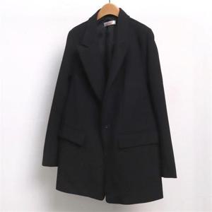 [강물처럼]빅사이즈사랑해요 6864L010 싱글 스판 블랙 자켓 BG (