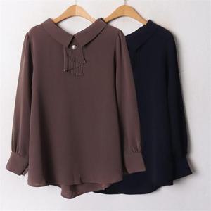 [강물처럼]위쉬몰 CO 썬진주스카프블라우스(B375H010) 빅사이즈