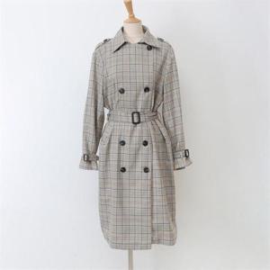 [강물처럼]아이우먼 와이드버튼트렌치코트 WBB208M010 빅사이즈