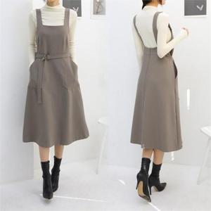 [강물처럼]위쉬몰 WB 벨티드에이프런원피스(B209H010) 빅사이즈