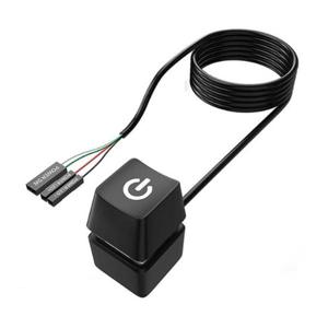 전원스위치 PC 파워 외부 전원 사각 버튼 스위치 블랙 (T-N935B)