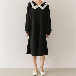 [강물처럼]아이우먼 쫀쫀레이스롱원피스 BEB350M010 빅사이즈 (6