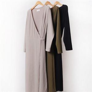 [강물처럼]빅사이즈사랑해요 B351L010 허리끈랩골지원피스 DL (6