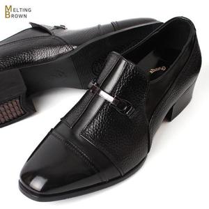 [로즈블로썸][멜팅브라운] 키높이 남성구두 직장인 정장구두 D50