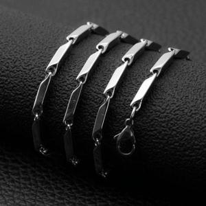 남자체인목걸이 써지컬스틸 트위스트 대나무체인 남자목걸이(4mm)