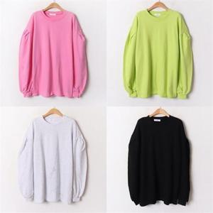 [강물처럼]위쉬몰 BE 미미언발트임롱맨투맨(B317H010) 빅사이즈