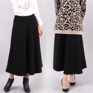 [강물처럼]빅사이즈사랑해요 3638L010 밍크 롱 플레어 치마 WW (