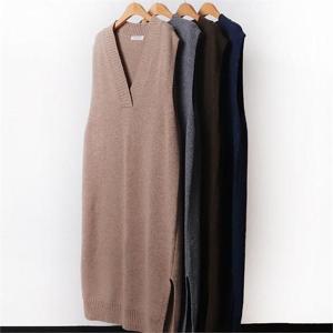 [강물처럼]빅사이즈사랑해요 B312L010 초이스울조끼원피스 PE (6