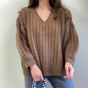 [강물처럼]아이우먼 톡톡꽈배기브이넥티 TGB168M010 빅사이즈 (6