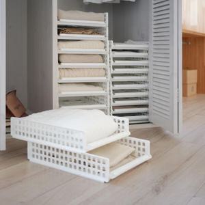 [아트박스 POOM]아트박스/보노하우스 풀 슬라이딩 옷 정리 적층 트레이 중형 5P 서류 정리