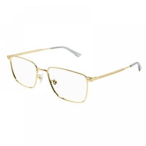 몽블랑 안경 스퀘어 풀 림 금색 프레임 클리어 데모 렌즈 MB0308O001