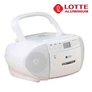 롯데핑키880화이트 MP3 카셋트플레이어 CD 라디오