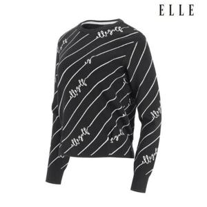 엘르골프 세이브존01 여성 시즌패턴 라운드 스웨터 6K63351 199