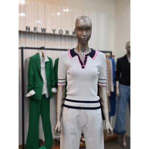 제시뉴욕 세이브존05 라인배색 니트티셔츠 JD35SZNSKO5630IV