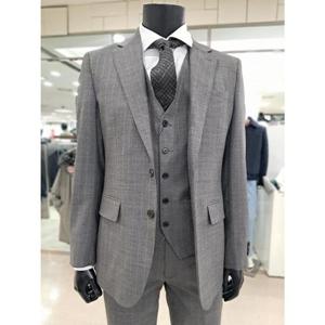 바쏘 베이지 울100% 수입원단 레귤러 비지니스 정장(BSZ1JF35ABG)