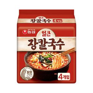 봉지라면 농심 얼큰 장칼국수 103g 16개