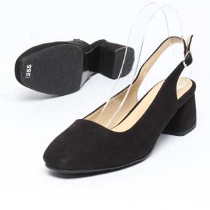 [패션] 둥근코 민자 5cm 빅사이즈 여성슬링백