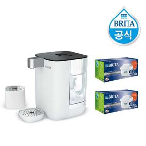 브리타 큐브 온도맞춤형 온정수기 4L 화이트+라임스케일 엑스퍼트 필터 13개