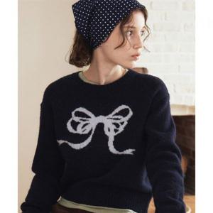 벤시몽 RIB본 JACQUARD KNIT - DARK NAVY 422476