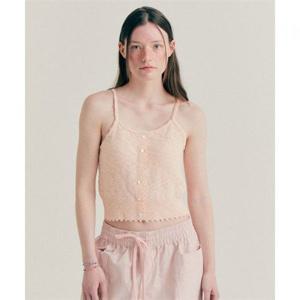 벤시몽 SLUB BUTTON SLEEVELESS - PINK 423164