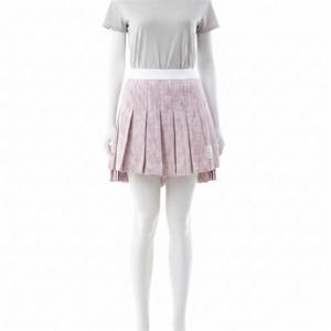 톰브라운 25 코튼 트위드 미니 백드롭 플리츠 스커트 FJK131A J0184 960 373458