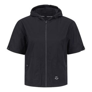 M 파리게이츠골프자켓 NQC 521E2JP407_BK 여성 PG 타공 패턴 후드 반팔 점퍼