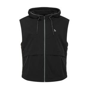 헤지스 골프 여성 26SS 블랙 여성 등판 메쉬 후디 베스트 집업 HWJU6B312BK