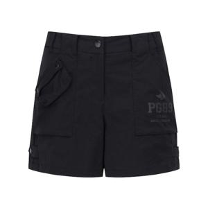 파리게이츠골프반바지 NQC 521E2PS505_BK 여성 사이드 밴딩 버튼 탭 쇼츠