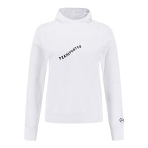 M 파리게이츠골프긴팔티 NQC 521E2SR402_WH 여성 스마일 패치 로고 메쉬 후드 니트