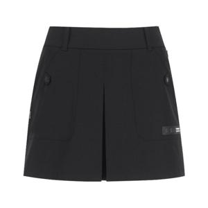 M 파리게이츠골프스커트 NQC 521E2PC406_BK 여성 백 스마일 프린팅 인버티드 큐롯 스커트