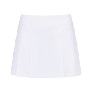 M 파리게이츠골프스커트 NQC 521E2PS404_WH 여성 솔리드 플리츠 큐롯 스커트