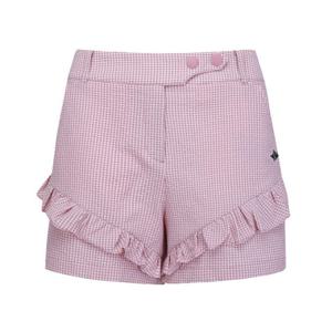 M 파리게이츠골프반바지 NQC 521D2PS581_PK 여성 시어서커 깅엄체크 프릴 쇼츠