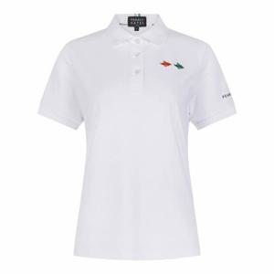 파리게이츠반팔티 NQC 531D2TO601_WH 공용 바니 패치 칼라 반팔 티셔츠