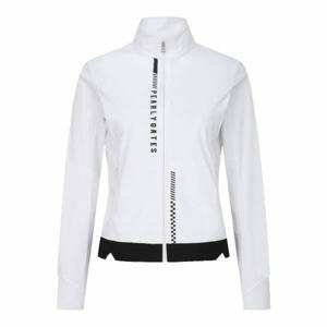 파리게이츠골프자켓 NQC 521D2TF713_WH 여성 타공 믹스 배색 로고 집업 점퍼