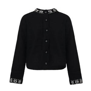 봉쁘앙 키즈 라인스톤 캐시미어 비즈 가디건 W05GCAK00009 199