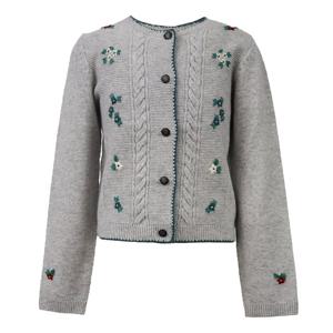 봉쁘앙 키즈 플라워 자수 울 가디건 W05GCAK00027 192A