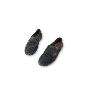 [라운지엘] 샤넬 CC로고 스웨이드 로퍼 그레이 37 G37451