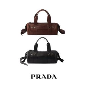 [관부가세포함] 프라다 ROUTE 루트 가죽 라지 숄더백 1BB162 2HFQ (2컬러)