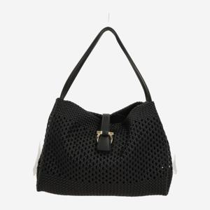 페라가모 간치니 버클 브레이디드 위빙 토트백 790173