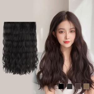 물결웨이브 헤어피스 부분가발 3개입 OD-221021 붙임머리