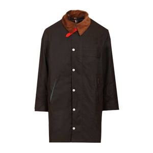 바버 포퍼 패스너 코듀로이 칼라 롱 코트 252 MWX2514MWX RU71