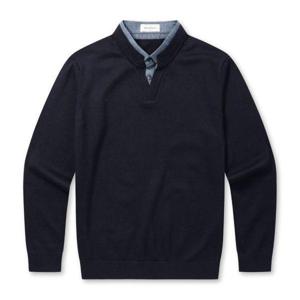 브렌우드 BRWAX26151NYX 이노버 워셔블 셔츠 레이어드 스웨터