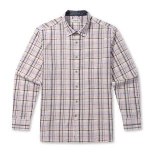 브렌우드 BRSAM26451PIX 린넨코튼 멀티 체크 캐주얼셔츠