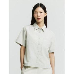 탑텐 TOPTEN 여성 나일론 오버핏 셔츠 반팔_MSG2WC2004 MSG2WC2004 404744