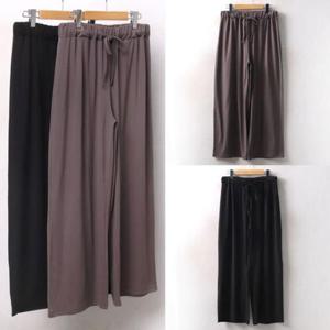 미시옷 빅사이즈 찰랑 통바지 피치기모 와이드 DWW4098