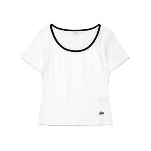 LEE 우먼 U넥 티셔츠 B1 LE2602ST63 WH BK
