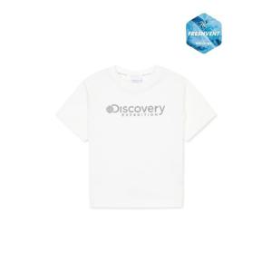 M 디스커버리키즈반팔티 BQK DKRS61053-WHS 키즈 프레시벤트 에센셜 빅로고 반팔티셔츠