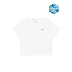 M 디스커버리키즈반팔티 BQK DKRS52053-WHS 여아 프레시벤트 스몰로고 반팔티셔츠